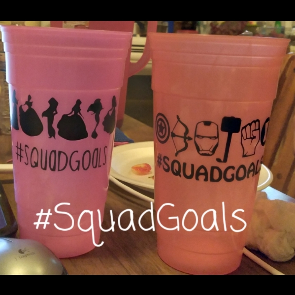 Cup Decal Squad Goals